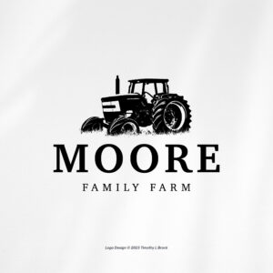 Family Farm Logo Design - Custom Logo Design - Farm Branding Package - Farm Logos - Customizable - Social Media & Print Designs Included