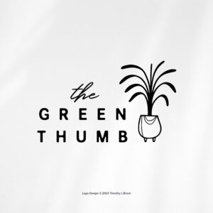 Plant Shop Logo Design - Custom Logo Design - Florist Branding Package - Customizable - Social Media & Print Designs Included