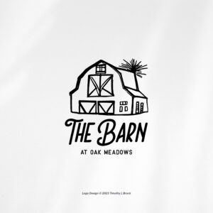Barn Logo Design - Custom Logo Design - Wedding Venue Branding Package - Logo Package - Customizable - Social Media & Print Designs Included