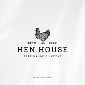 Chicken Farm Logo Design - Custom Logo Design - Poultry Farm Branding Package - Chicken Logo Design - Social Media + Print Designs Included