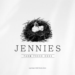 Chicken Farm Logo Design - Custom Logo Design - Farm Branding Package - Chicken Logo Design - Social Media + Print Designs Included
