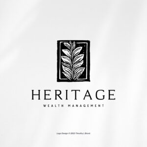 Wealth Management Logo Design - Custom Logo Design - Financial Planner Logo Package - Customizable - Social Media & Print Designs Included