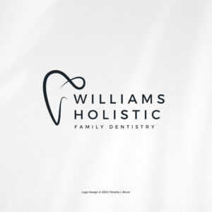 Family Dentistry Logo Design - Holistic Dentist Office Logo - Tooth Logo - Customizable - Social Media & Print Designs Included