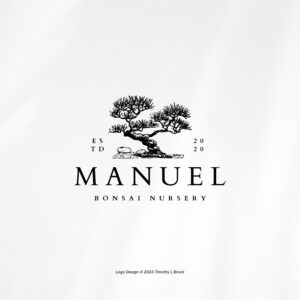 Bonsai Logo Design - Custom Logo Design - Bonsai Nursery - Social Media & Print Designs Included