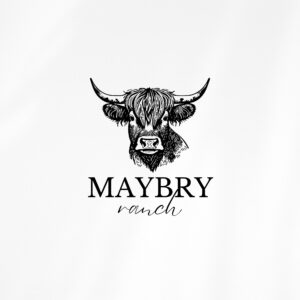 Cattle Ranch Logo Design - Custom Logo Design - Farm Logo - Scottish Highland