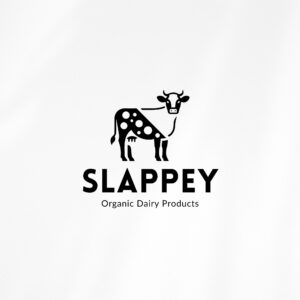 Organic Dairy Farm Logo Design - Custom Logo Design - Dairy Branding Package - Cow Logo Design - Customizable