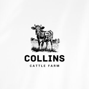 Cattle Farm Logo Design - Custom Logo Design - Cow Farm Branding Package - Cattle Logo Design - Customizable