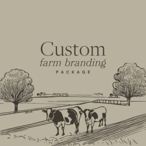 Custom Branding Package - Farm & Ranch Logo Package - Family Farm, Cattle Farm, Homestead Logo, Cattle Ranch, Custom Logo Design, Handdrawn