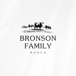 Cattle Ranch Logo Design - Farm Scene Logo - Custom Logo Design Template